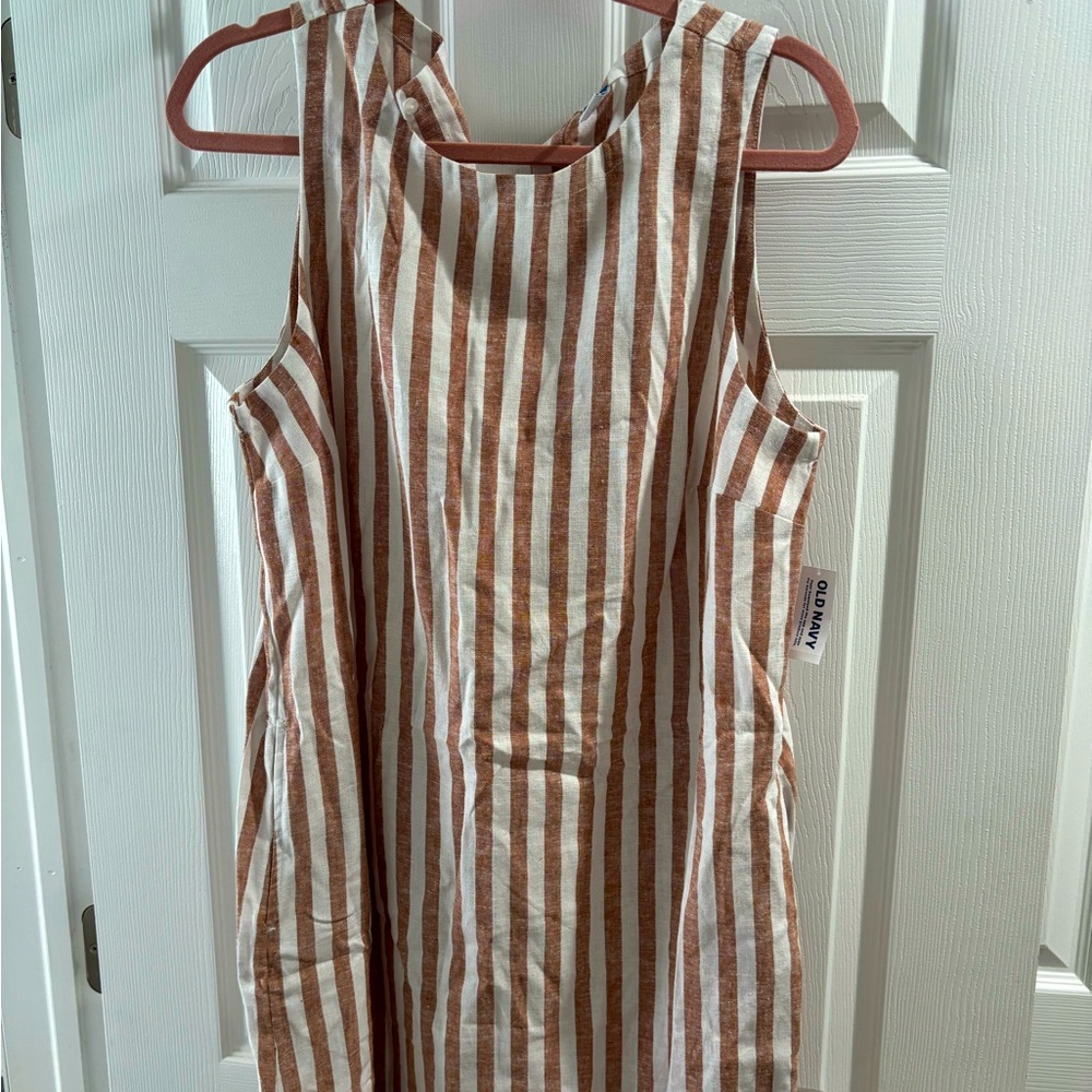 Striped Sleeveless Dress